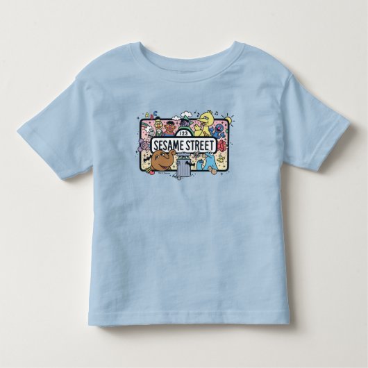 Sesam | Sesame Pals Doodle Sign Kinder Shirts (Voorkant)