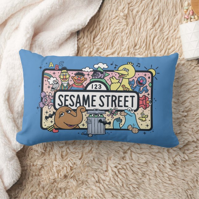 Sesam | Sesame Pals Doodle Sign Kussen (Deken)