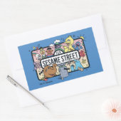Sesam | Sesame Pals Doodle Sign Rechthoekige Sticker (Envelop)