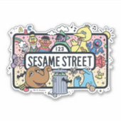 Sesam | Sesame Pals Doodle Sign Sticker (Voorkant)