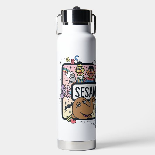 Sesam | Sesame Pals Doodle Sign Waterfles (Voorkant)