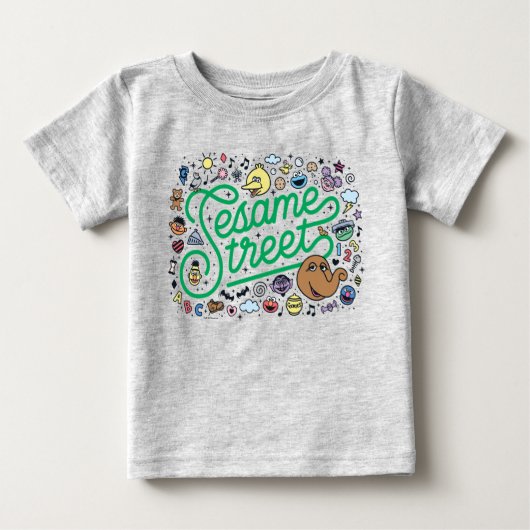 Sesam | Sesamstraat Groene Doodle Script (Voorkant)