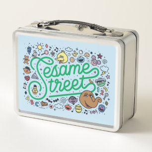Sesam   Sesamstraat Groene Doodle Script