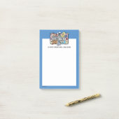 Sesam | Sesamvrienden | Jouw tekst toevoegen Post-it® Notes (Op bureau)