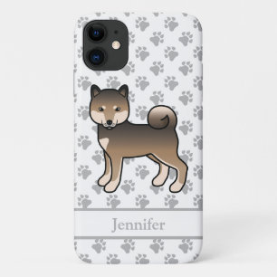 Sesam Shiba Inu Cute Cartoon Dog & Name Case-Mate iPhone Case