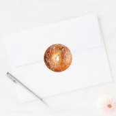 Sesame Bagel Classic Round Sticker (Envelop)