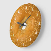 Sesame Bagel Clock Grote Klok (Hoek)