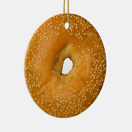 Sesame Bagel Holiday Ornament (Rechts)