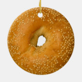 Sesame Bagel Holiday Ornament (Achterkant)