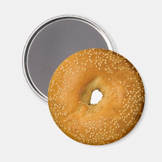 Sesame Bagel Magnet (Voorkant / Achterkant)