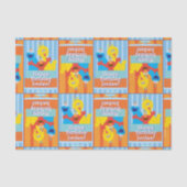 Sesame Pals Birthday Patroon Tissuepapier (Voorkant)
