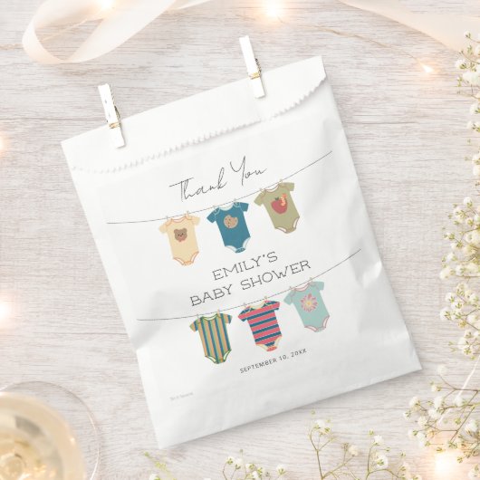 Sesame Pals Bodysuits Baby shower Dank u Bedankzakje (Geknipt)