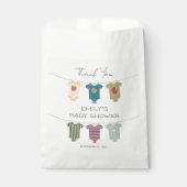 Sesame Pals Bodysuits Baby shower Dank u Bedankzakje (Voorkant)