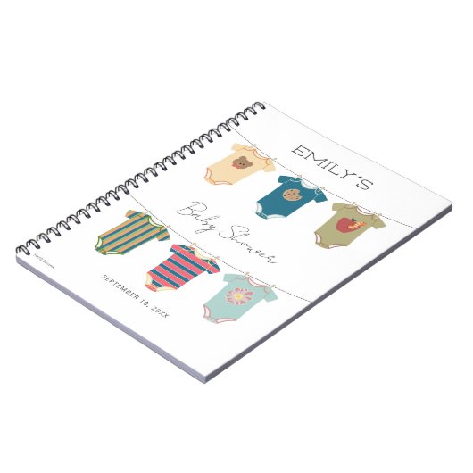Sesame Pals Bodysuits Baby shower Notitieboek (Linkerzijde)