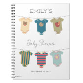 Sesame Pals Bodysuits Baby shower Notitieboek (Voorkant)
