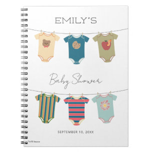 Sesame Pals Bodysuits Baby shower Notitieboek