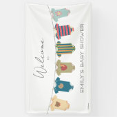 Sesame Pals Bodysuits Baby shower Welkom Spandoek (Verticaal)