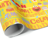 Sesame Pals Celebratiepatroon Cadeaupapier (Rol Hoek)