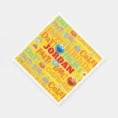 Sesame Pals Celebratiepatroon Servet (Hoek)