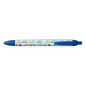Sesame Pals die langs Sesamstraat lopen Patroon Blauwe Inkt Pen (Achterkant)