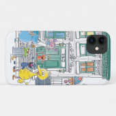 Sesame Pals Doodley Grafisch Case-Mate iPhone Case (Achterkant (horizontaal))