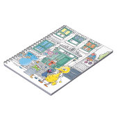 Sesame Pals Doodley Grafisch Notitieboek (Linkerzijde)