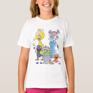 Sesame Pals Doodley Grafisch T-shirt