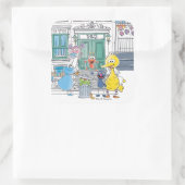 Sesame Pals Doodley Grafisch Vierkante Sticker (Tas)