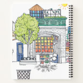 Sesame Pals Doodley grafische tekening Notitieboek (Achterkant)