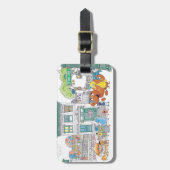 Sesame Pals Doodley Graphic Bagagelabel (Voorkant verticaal)