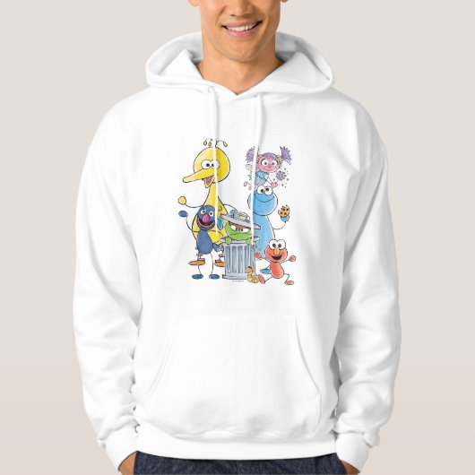 Sesame Pals Doodley Graphic Hoodie (Voorkant)