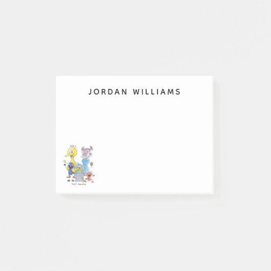 Sesame Pals Doodley Graphic Post-it® Notes (Voorkant)