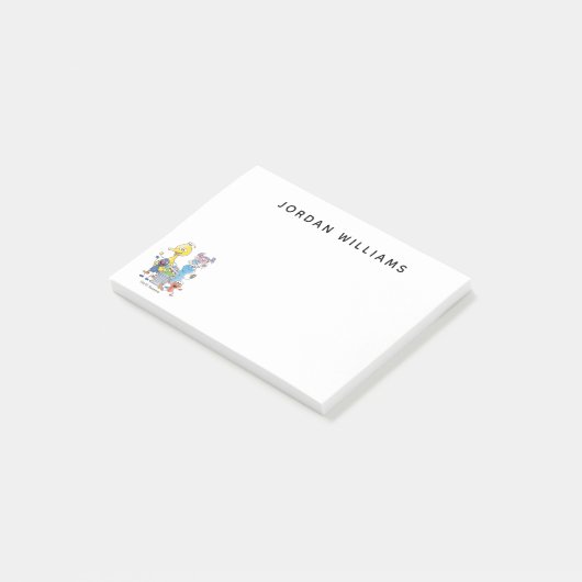 Sesame Pals Doodley Graphic Post-it® Notes (Schuin)