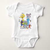 Sesame Pals Doodley Graphic Romper (Voorkant)