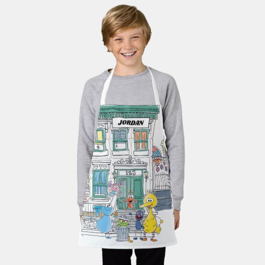 Sesame Pals Doodley Graphic Schort (Gedragen)