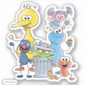 Sesame Pals Doodley Graphic Sticker (Voorkant)