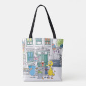 Sesame Pals Doodley Graphic Tote Bag (Achterkant)