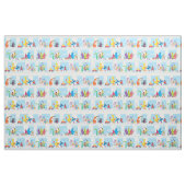 Sesame Pals loopt langs Sesamstraat Pattern Stof (Yard (91,4 cm))