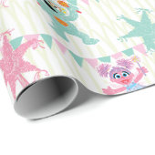 Sesame Pals Piñata Party Patroon Cadeaupapier (Rol Hoek)