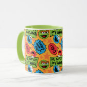 Sesame Pals Positivity Callout Patroon Mok (Voorkant links)