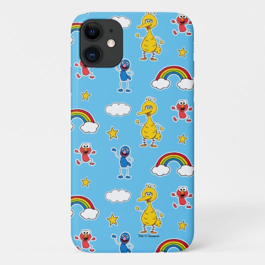 Sesame Pals Rainbow Doodley Pattern Case-Mate iPhone Case (Achterkant)