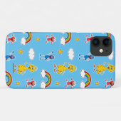 Sesame Pals Rainbow Doodley Pattern Case-Mate iPhone Case (Achterkant (horizontaal))