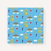 Sesame Pals Rainbow Doodley Pattern Notitieboek (Voorkant)