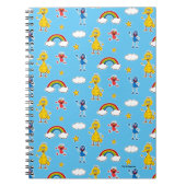 Sesame Pals Rainbow Doodley Pattern Notitieboek (Voorkant)