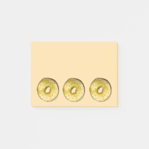 Sesame Seed Bagel NYC Bagels schrijft Post-it® Notes