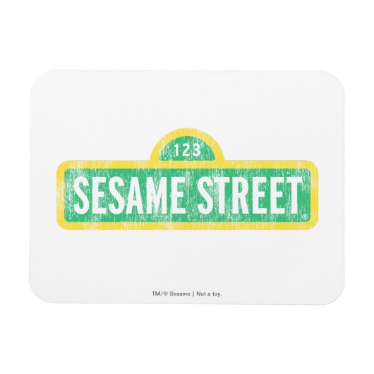 Sesame Straat bord Magneet (Horizontaal)