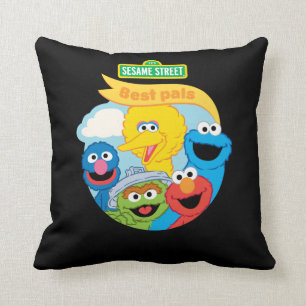Sesame Straat Karakter Kunst Kussen