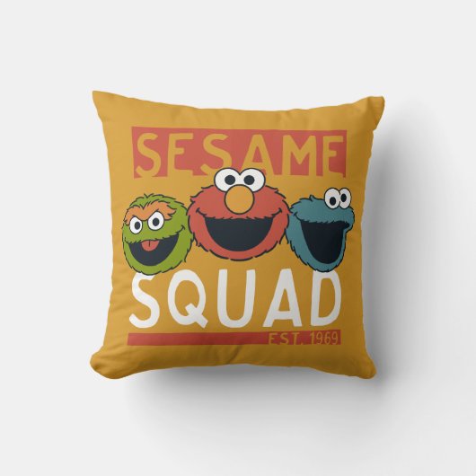 Sesame Straat - Sesamestrijders Kussen (Voorkant)