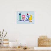 Sesame Street 123 Poster (Keuken)