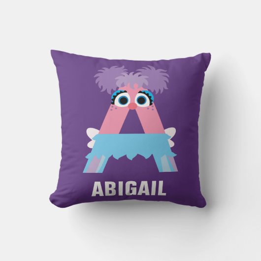 Sesame Street | A is voor Abby Kussen (Voorkant)